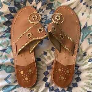 Tan Jack Rogers size 6